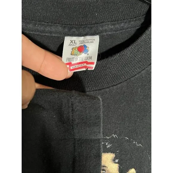 Vintage 90s Elvis Presley American Classic Biker Tee - Picture 3 of 4